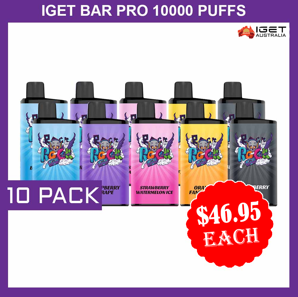 IGET BAR PRO 10000 PUFFS – 10 PACK