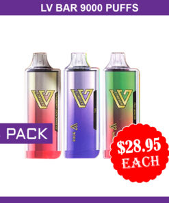 LV BAR – 9000 PUFFS – 3 PACK