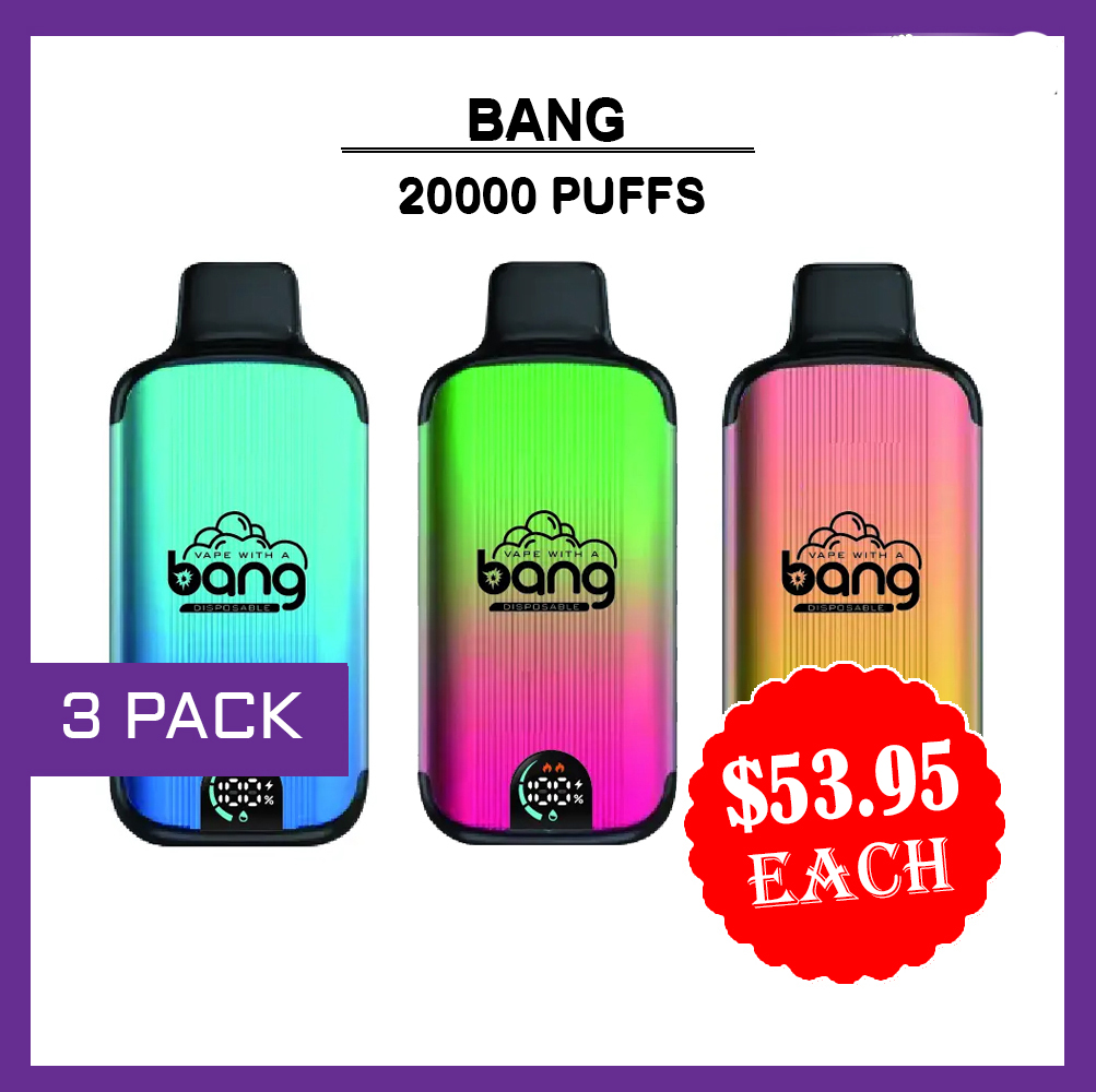 BANG – 3 PACK – 20000 PUFFS