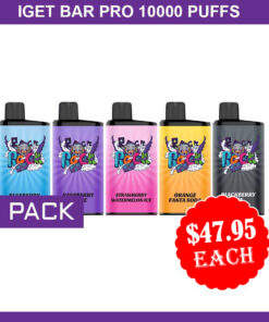 IGET BAR PRO 10000 PUFFS –  5 PACK