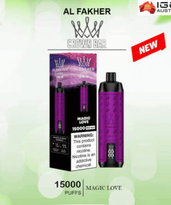 ALFAKHER CROWN BAR – MAGIC LOVE – 15000 PUFFS