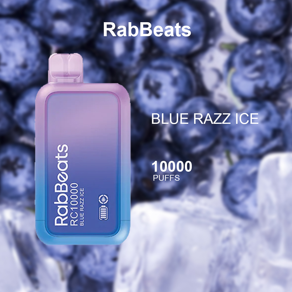 RABBEATS BAR BLUE RAZZ ICE – 10000 PUFFS