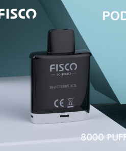 FISCO XPOD BLUEBERRY ICE – 8000 PUFFS (POD ONLY)
