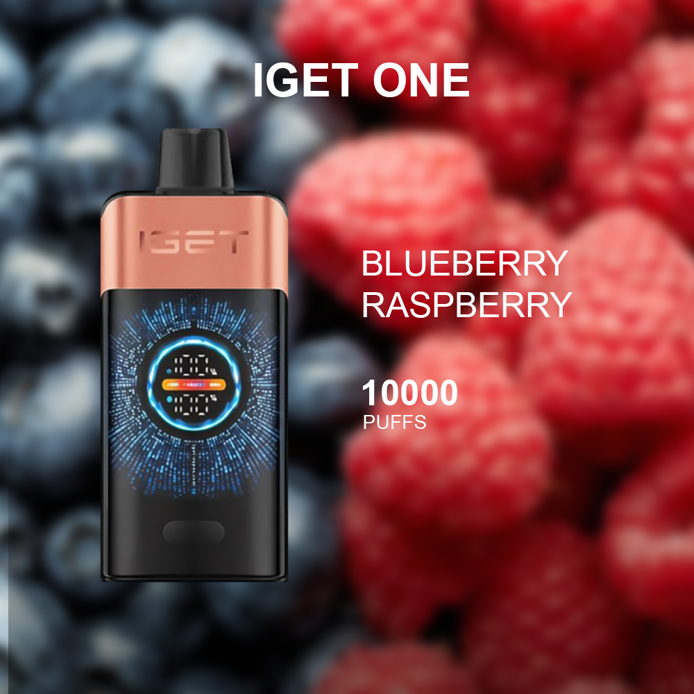 IGET ONE BLUEBERRY RASPBERRY – 12000 PUFFS