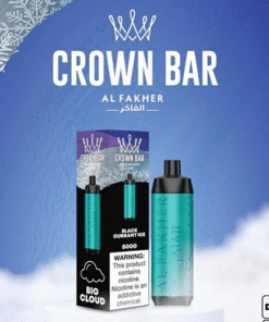 ALFAKHER CROWN BAR BLACKCURRANT ICE – 8000 PUFFS