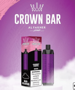 ALFAKHER CROWN BAR CHERRY RASPBERRY – 8000 PUFFS
