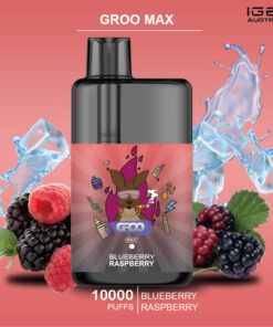 GROO MAX – BLACKBERRY RASPBERRY – 10000 PUFFS