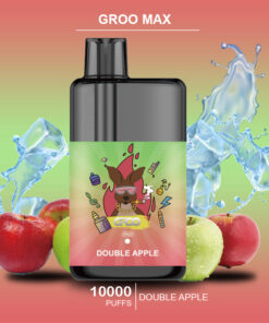 GROO MAX – DOUBLE APPLE – 10000 PUFFS