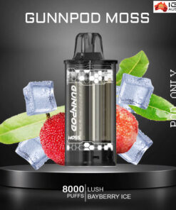 GUNNPOD MOSS – LUSH BAYBERRY ICE – 8000 PUFFS – POD ONLY