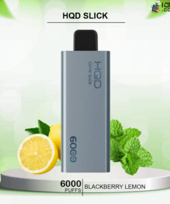HQD SLICK BLACKBERRY LEMON- 6000 PUFFS