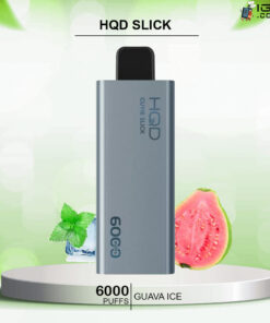 HQD SLICK GUAVA ICE – 6000 PUFFS