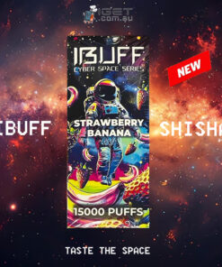 IBUFF SHISHA – STRAWBERRY BANANA – 15000 PUFFS