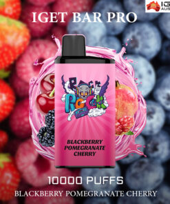 IGET BAR PRO – BLACKBERRY POMEGRANATE CHERRY – 10000 PUFFS