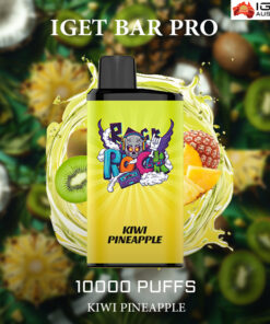 IGET BAR PRO – KIWI PINEAPPLE – 10000 PUFFS