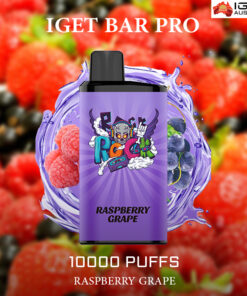 IGET BAR PRO – RASPBERRY GRAPE – 10000 PUFFS