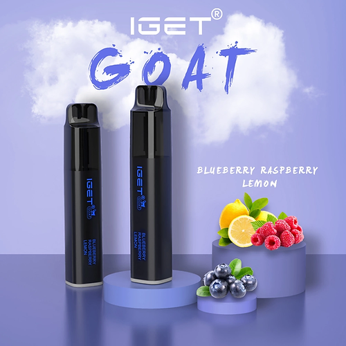 IGET GOAT BLUEBERRY RASPBERRY LEMON – 5000 PUFFS