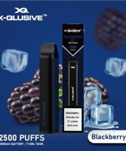 X-QLUSIVE BLACKBERRY ICE – 2500 PUFFS