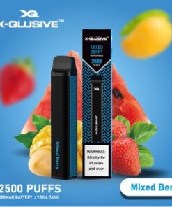 X-QLUSIVE MIXED BERRY – 2500 PUFFS