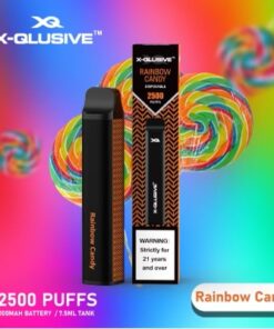 X-QLUSIVE RAINBOW CANDY – 2500 PUFFS