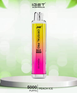 JNR CRYSTAL PRO MAX – PEACH ICE – 5000 PUFFS