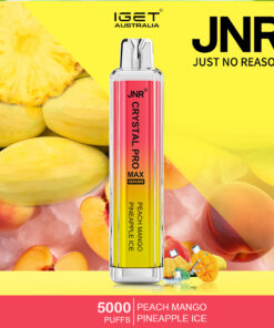 JNR CRYSTAL PRO MAX – PEACH MANGO PINEAPPLE ICE – 5000 PUFFS