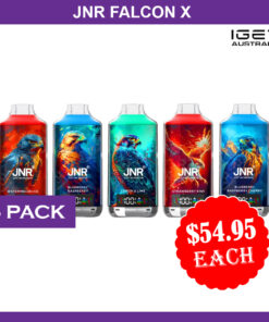 JNR FALCON X – 18000 PUFFS – 5 PACK