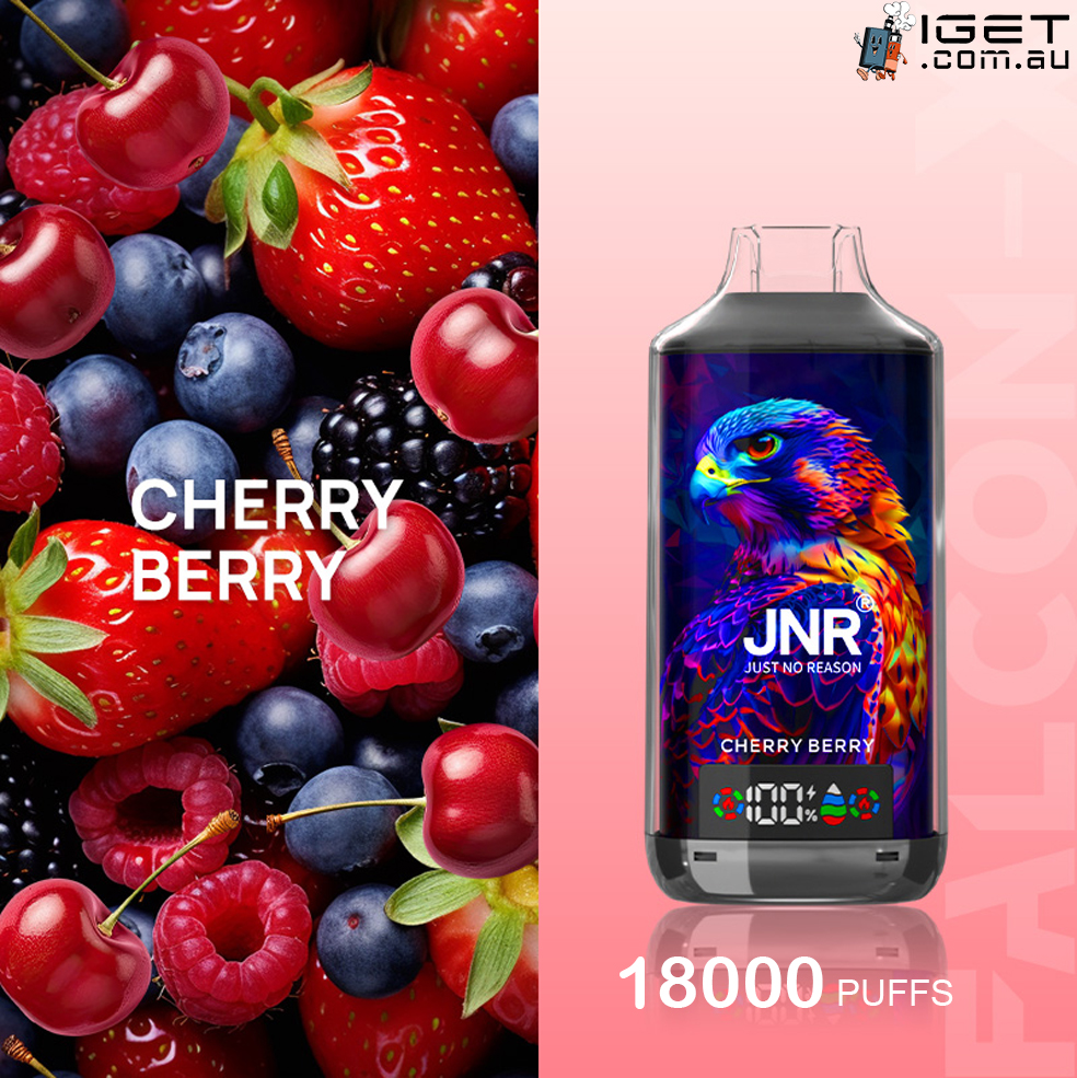 JNR FALCON -X CHERRY BERRY – 18000 PUFFS