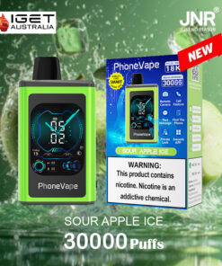 JNR PhoneVape SOUR APPLE ICE – 30000 PUFFS