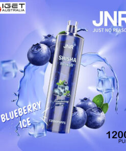 JNR SHISHA HOOKAH – BLUEBERRY ICE   – 12000 PUFFS
