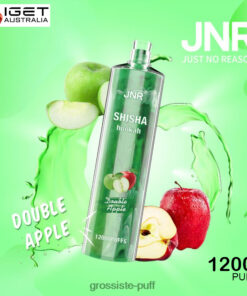 JNR SHISHA HOOKAH – DOUBLE APPLE – 12000 PUFFS