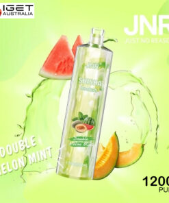 JNR SHISHA HOOKAH – DOUBLE MELON MINT – 12000 PUFFS