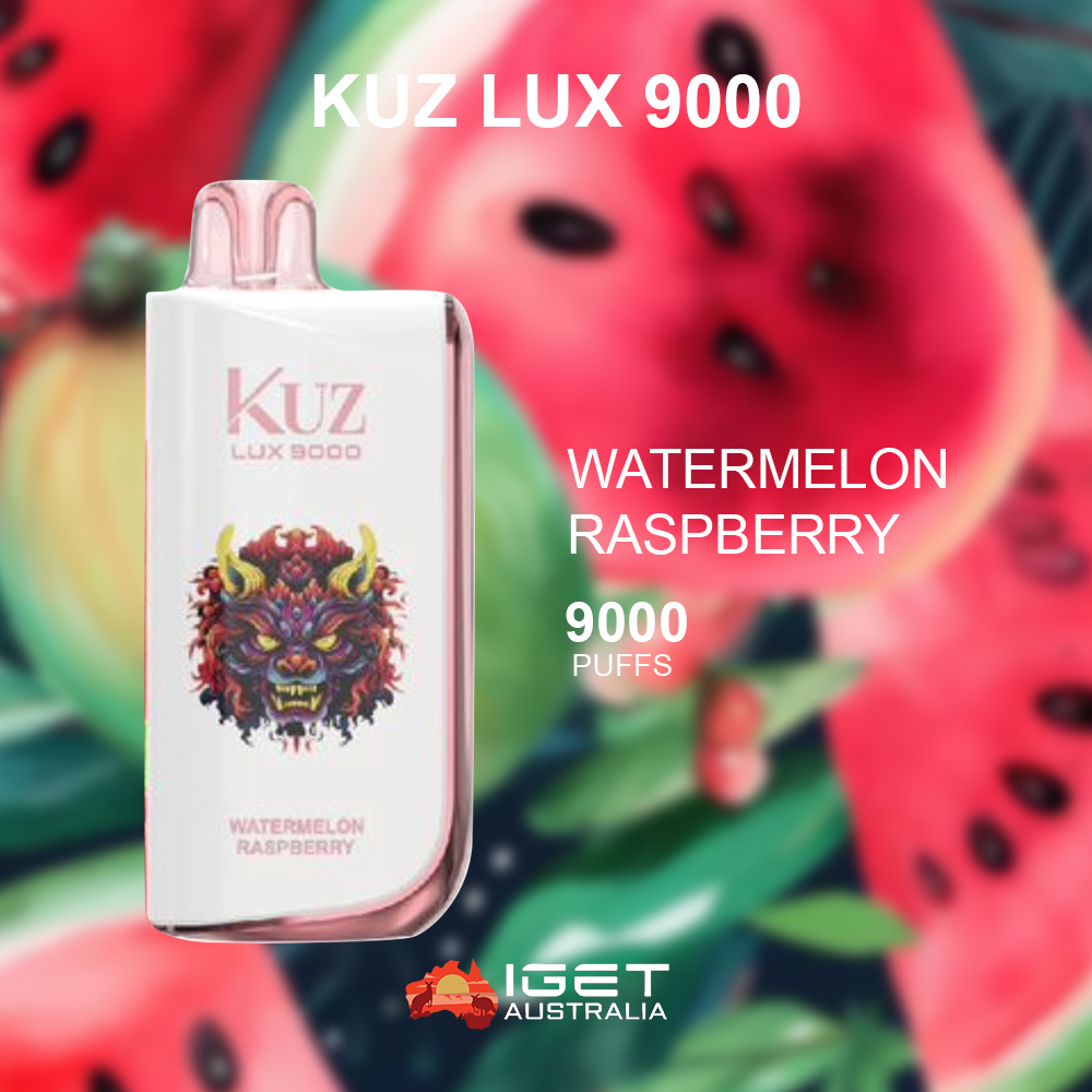 KUZ LUX WATERMELON RASPBERRY – 9000 PUFFS