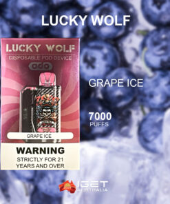 LUCKY WOLF GRAPE ICE – 7000 PUFFS
