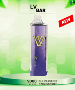 LV BAR – CHUPA CHUPS STRAWBERRY – 9000 PUFFS