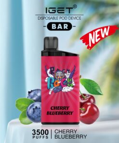 IGET BAR CHERRY BLUEBERRY – 3500 PUFFS