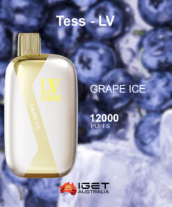 TESS-LV GRAPE ICE – 12000 PUFFS