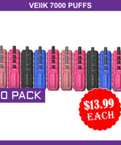 VEIIK 7000 PUFFS – 50 PACK