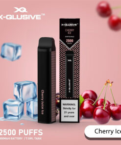 X-QLUSIVE CHERRY ICE – 2500 PUFFS
