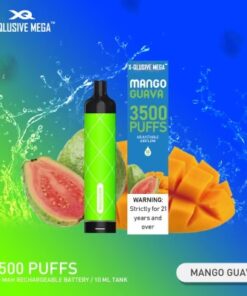 X-QLUSIVE MEGA MANGO GUAVA – 3500 PUFFS