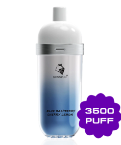 GUNNPOD WAVE BLUE RASPBERRY CHERRY LEMON – 3500 PUFFS
