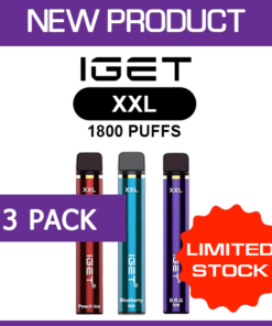 IGET XXL – 1800 PUFFS – 3 PACK