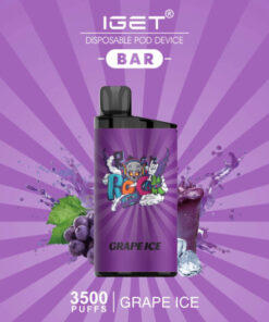 IGET BAR GRAPE ICE – 3500 PUFFS