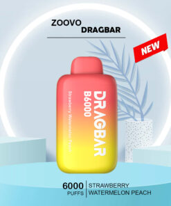 Zoovoo Dragbar Strawberry Watermelon Peach 6000 Puffs