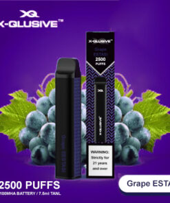 X-QLUSIVE GRAPE ESTASI – 2500 PUFFS