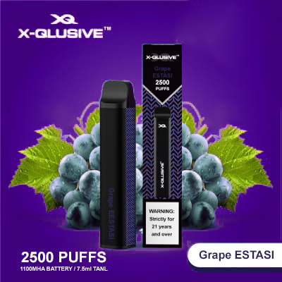 X-QLUSIVE GRAPE ESTASI – 2500 PUFFS